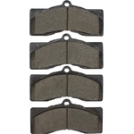 Order DYNAMIC FRICTION COMPANY - 4000-0008-00 - Rear Hybrid Pads For Your Vehicle