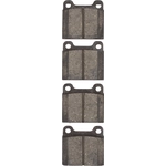 Order DYNAMIC FRICTION COMPANY - 4000-0031-00 - Rear Hybrid Pads For Your Vehicle