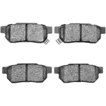 Order DYNAMIC FRICTION COMPANY - 4000-0374-00 - Rear Hybrid Pads For Your Vehicle