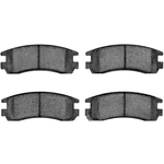 Order DYNAMIC FRICTION COMPANY - 4000-0698-00 - Rear Hybrid Pads For Your Vehicle