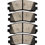 Order DYNAMIC FRICTION COMPANY - 4000-0698-00 - Rear Hybrid Pads For Your Vehicle