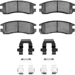 Order Rear Hybrid Pads by DYNAMIC FRICTION COMPANY - 4000-0698-01 For Your Vehicle