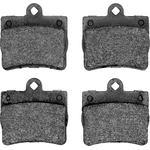 Order DYNAMIC FRICTION COMPANY - 4000-0739-00 - Rear Hybrid Pads For Your Vehicle