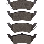 Order DYNAMIC FRICTION COMPANY - 4000-0858-00 - Rear Hybrid Pads For Your Vehicle