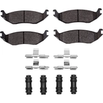 Order Rear Hybrid Pads by DYNAMIC FRICTION COMPANY - 4000-0898-01 For Your Vehicle