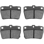 Order DYNAMIC FRICTION COMPANY - 4000-1051-00 - Rear Hybrid Pads For Your Vehicle