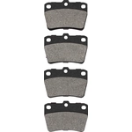 Order DYNAMIC FRICTION COMPANY - 4000-1051-00 - Rear Hybrid Pads For Your Vehicle