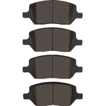 Order DYNAMIC FRICTION COMPANY - 4000-1093-00 - Rear Hybrid Pads For Your Vehicle