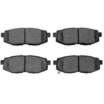 Order DYNAMIC FRICTION COMPANY - 4000-1124-00 - Rear Hybrid Pads For Your Vehicle