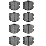 Order DYNAMIC FRICTION COMPANY - 4000-1185-10 - Rear Hybrid Pads For Your Vehicle