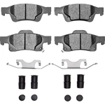 Order Rear Hybrid Pads by DYNAMIC FRICTION COMPANY - 4000-1498-01 For Your Vehicle