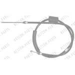 Purchase Rear Left Brake Cable by WORLDPARTS - 1361084