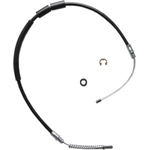 Order Rear Left Brake Cable by WORLDPARTS - 168100 For Your Vehicle