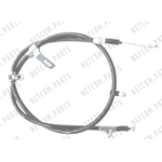 Purchase Rear Left Brake Cable by WORLDPARTS - 2526120