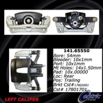 Order Rear Left Rebuilt Caliper With Hardware by CENTRIC PARTS - 141.65550 For Your Vehicle
