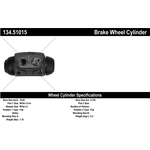 Order CENTRIC PARTS - 134.51015 - Rear Right Or Rear Left Drum Brake Wheel Cylinder For Your Vehicle