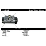 Order Cylindre de roue arrière gauche par CENTRIC PARTS - 134.65008 For Your Vehicle