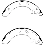 Order Rear New Brake Shoes by CENTRIC PARTS - 110.06961 For Your Vehicle