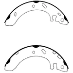 Order Rear New Brake Shoes by CENTRIC PARTS - 110.06981 For Your Vehicle