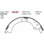 Order EUROROTOR - 587 - Rear New Brake Shoes For Your Vehicle