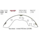 Order Rear New Brake Shoes by EUROROTOR - 694 For Your Vehicle
