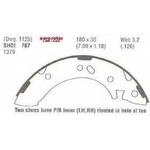 Order Rear New Brake Shoes by EUROROTOR - 707 For Your Vehicle