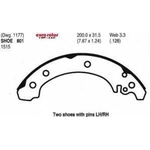 Order EUROROTOR - 801 - Rear New Brake Shoes For Your Vehicle