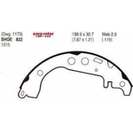Order Rear New Brake Shoes by EUROROTOR - 832 For Your Vehicle