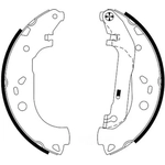 Order Rear New Brake Shoes by HELLA PAGID - 355002731 For Your Vehicle