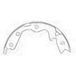 Order Rear Parking Brake Shoes by CENTRIC PARTS - 111.08960 For Your Vehicle