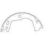 Order Rear Parking Brake Shoes by CENTRIC PARTS - 111.09630 For Your Vehicle