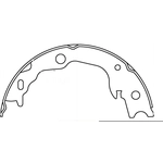Order Rear Parking Brake Shoes by CENTRIC PARTS - 111.10240 For Your Vehicle