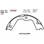 Order Rear Parking Brake Shoes by EUROROTOR - 878 For Your Vehicle