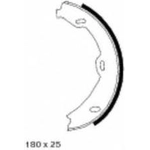 Order Rear Parking Brake Shoes by HELLA PAGID - 355050491 For Your Vehicle