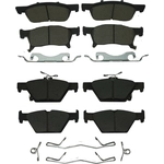 Order AGNA BRAKES - CXD1934 - Rear Premium Ceramic Disc Brake Pad Set For Your Vehicle