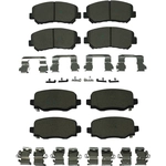Order AGNA BRAKES - CXD2200 - Rear Premium Ceramic Disc Brake Pad Set For Your Vehicle