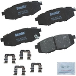 Order Plaquettes de frein arrière en céramique qualité supérieur de BENDIX - CFC1124 For Your Vehicle