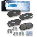 Order Rear Premium Ceramic Pads by BENDIX - CFC1296 For Your Vehicle