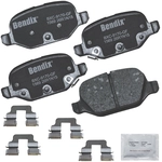 Order Plaquettes de frein arrière en céramique qualité supérieur de BENDIX - CFC1569 For Your Vehicle