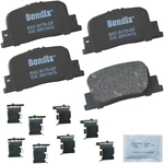 Order Rear Premium Ceramic Pads by BENDIX - CFC835 For Your Vehicle
