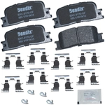 Order Rear Premium Ceramic Pads by BENDIX - CFC885 For Your Vehicle