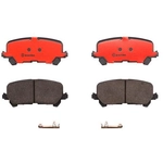 Order Plaquettes de frein arrière en céramique qualité supérieur par BREMBO - P28088N For Your Vehicle