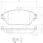 Order Plaquettes de frein arrière en céramique qualité supérieur by BREMBO - P50093N For Your Vehicle