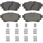 Order Rear Premium Ceramic Pads by WAGNER - OEX2183 For Your Vehicle