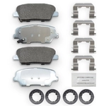 Order Rear Premium Galvanized Pads by NRS BRAKE - NS1284 For Your Vehicle