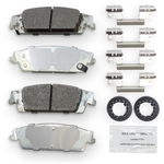 Order NRS BRAKE - NS1707 - Premium Galvanized Disc Brake Pad Set For Your Vehicle