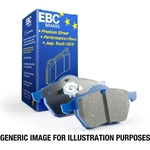 Order Plaquette  de frein arriére organique premium par EBC BRAKE - DP51824NDX For Your Vehicle