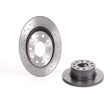 Order Rear Premium Rotor by BREMBO - 08.9502.1X For Your Vehicle