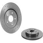 Order Rear Premium Rotor by BREMBO - 08.9734.1X (1 Qty) For Your Vehicle