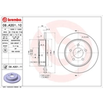 Order Rear Premium Rotor by BREMBO - 08.A351.11 For Your Vehicle